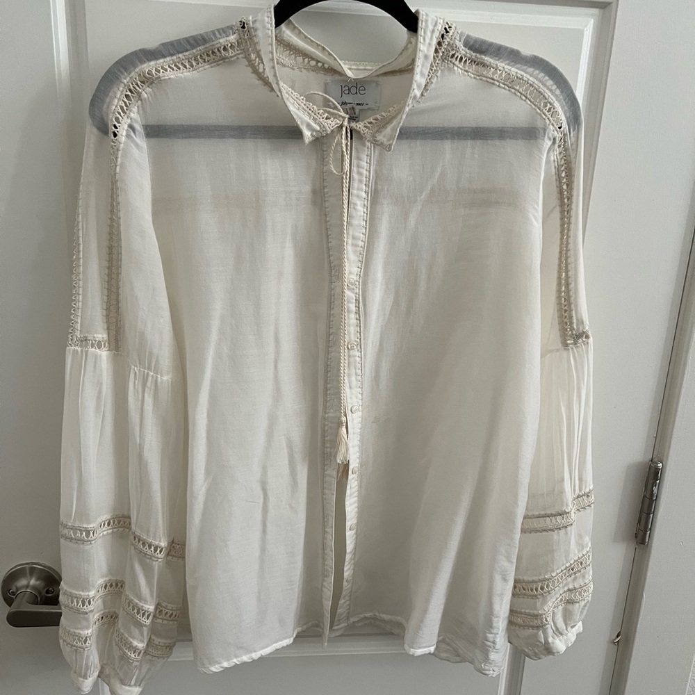 Johnny Was Jade Elegant Blouse the size M